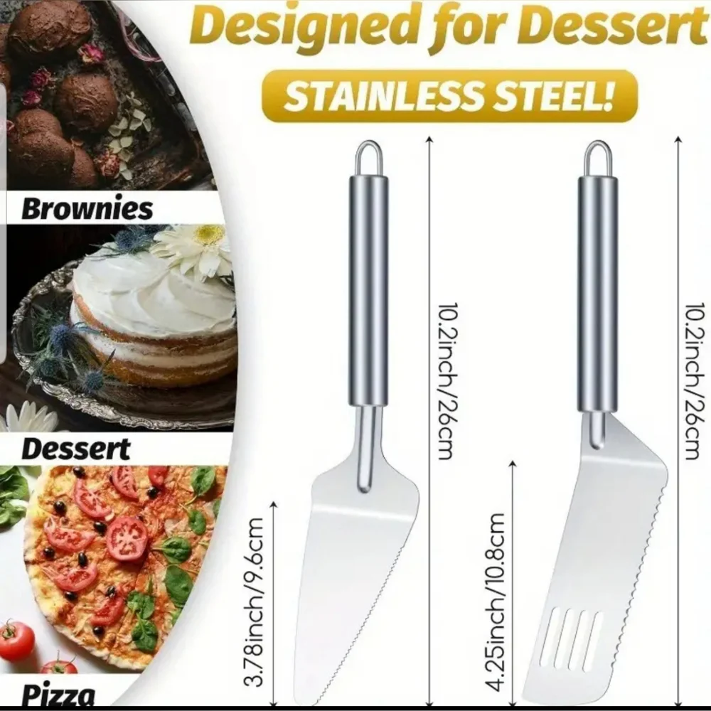 Kai Komono Silver Cake Server